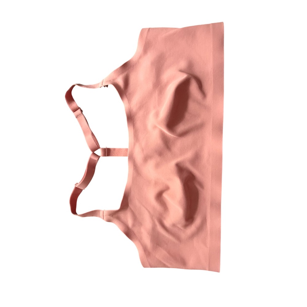 Auden Unlined Bralette Clay Pink Seamless Wireless Racerback Bra XL